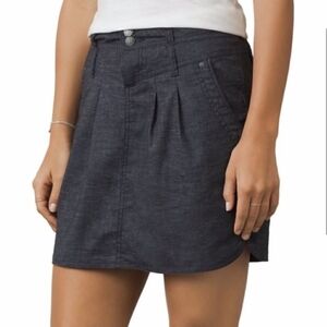 Prana Charcoal Mini Skirt